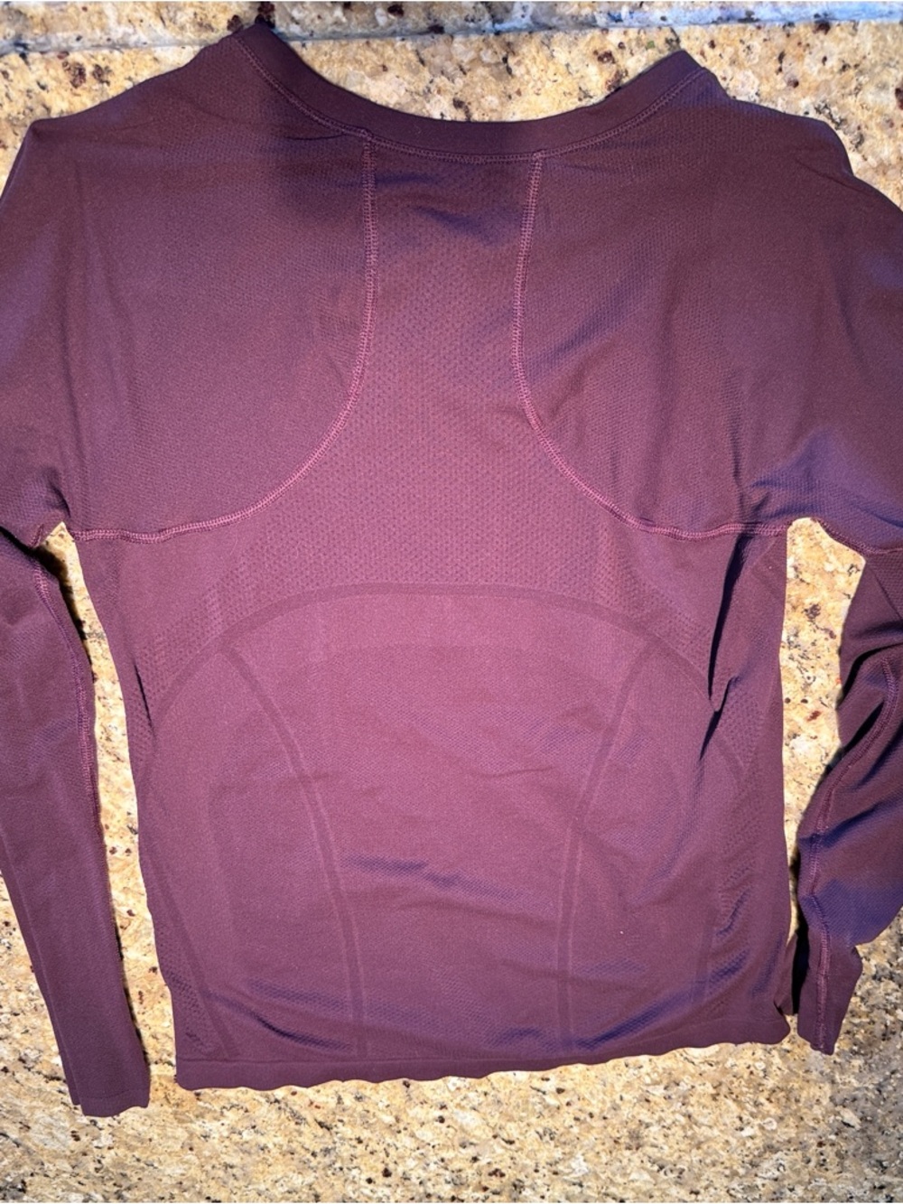 Athleta Long-Sleeve Crewneck Top in Plum - Picture 2 of 2